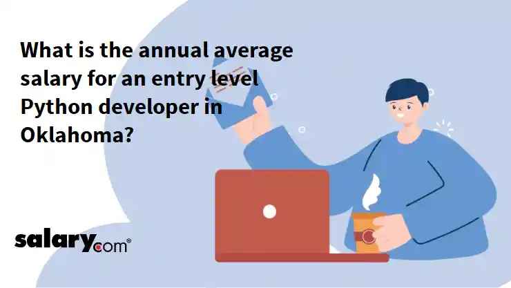 What is the annual average salary for an entry level Python developer in Oklahoma?