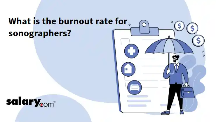 What is the burnout rate for sonographers?