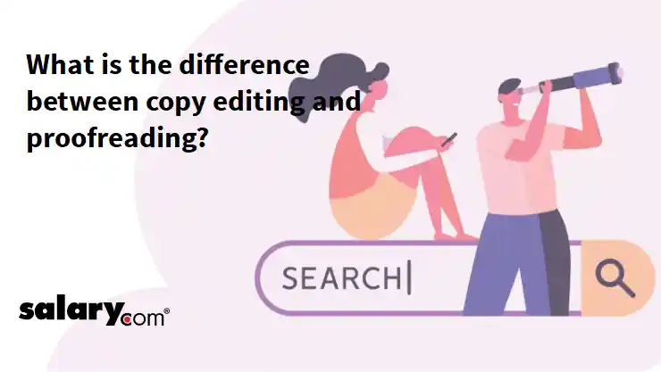 What is the difference between copy editing and proofreading?