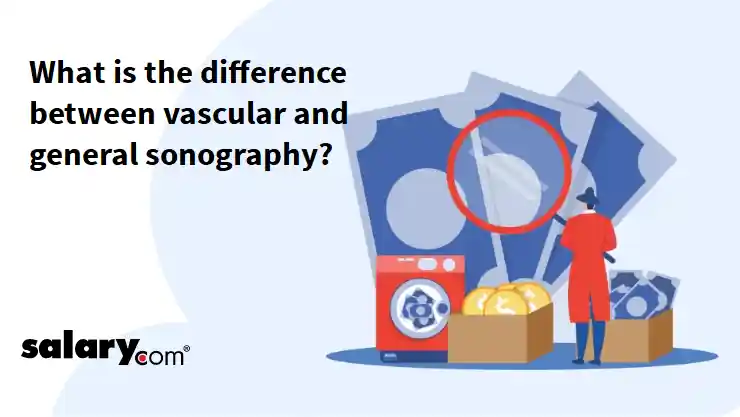 What is the difference between vascular and general sonography?