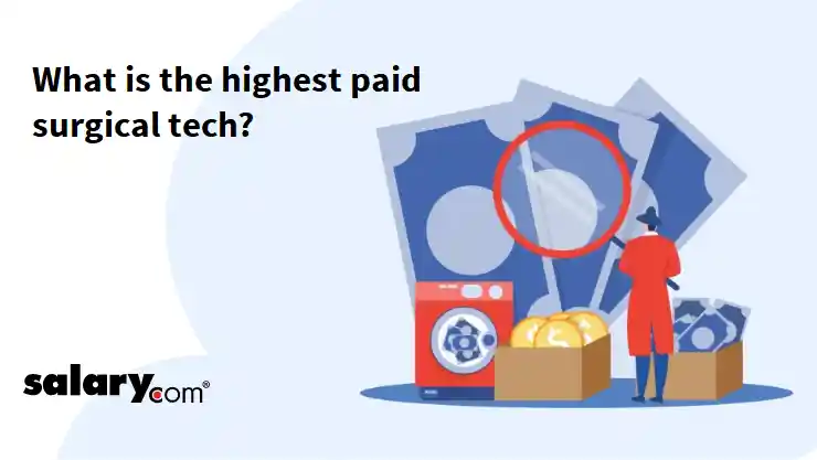 What is the highest paid surgical tech?