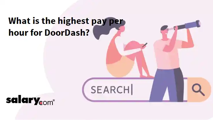What is the highest pay per hour for DoorDash?