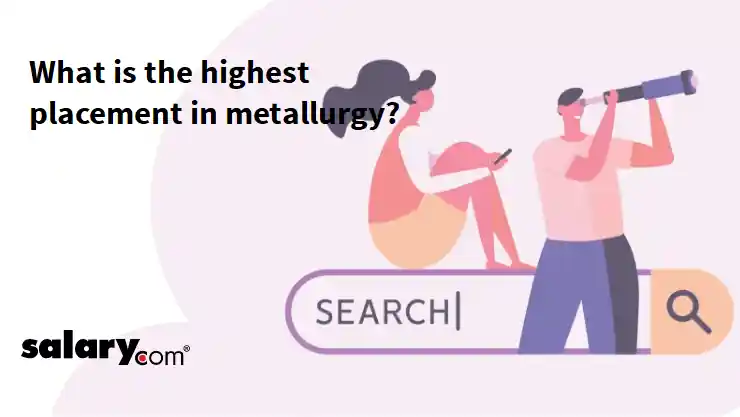 What is the highest placement in metallurgy?