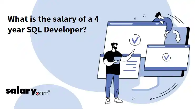 What is the salary of a 4 year SQL Developer?