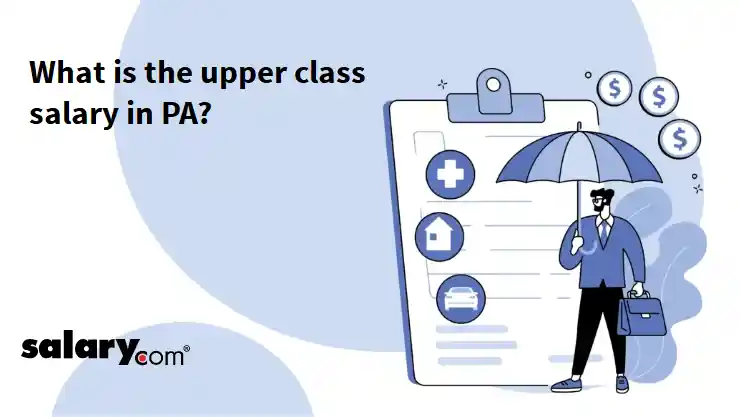 What is the upper class salary in PA?