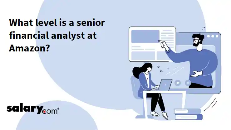What level is a senior financial analyst at Amazon?