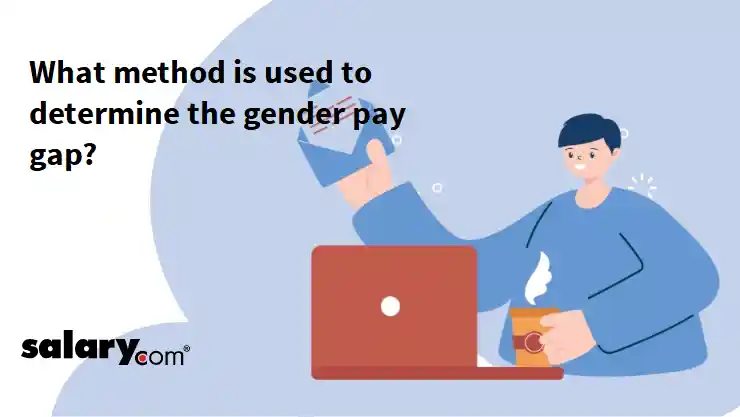 What method is used to determine the gender pay gap?