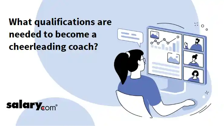 What qualifications are needed to become a cheerleading coach?