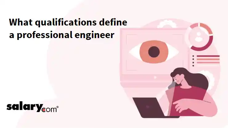 What qualifications define a professional engineer