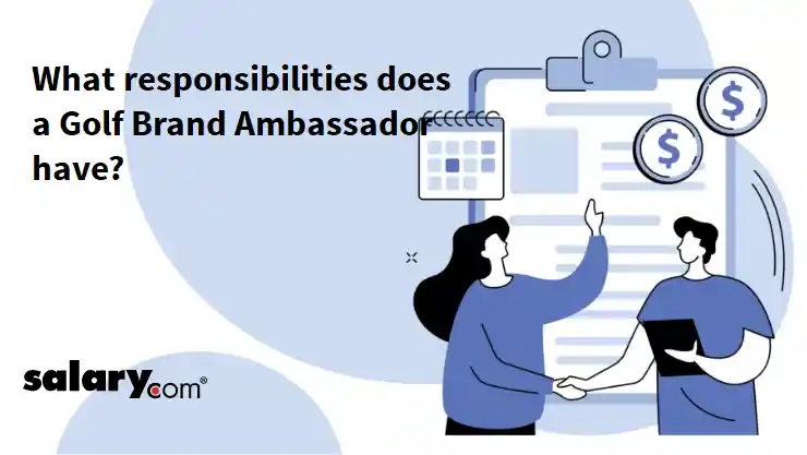 What responsibilities does a Golf Brand Ambassador have?