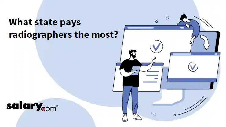 What state pays radiographers the most?