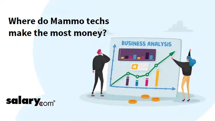 Where do Mammo techs make the most money?