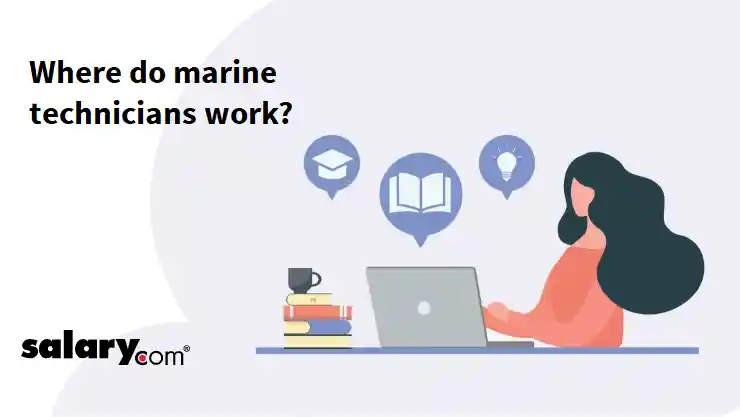Where do marine technicians work?
