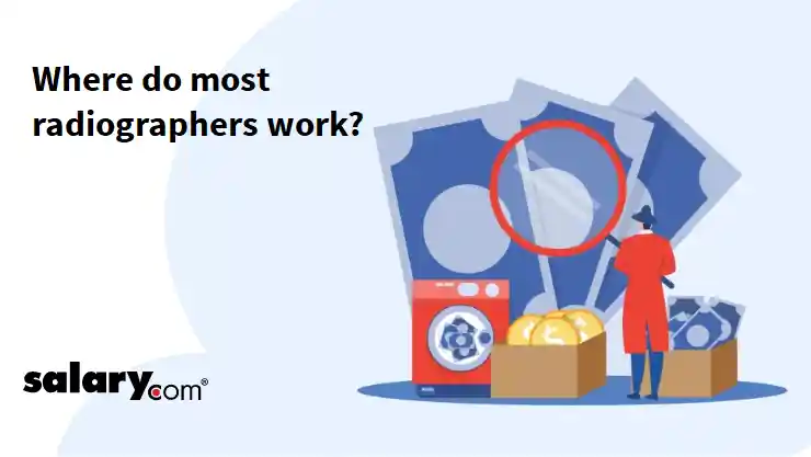 Where do most radiographers work?