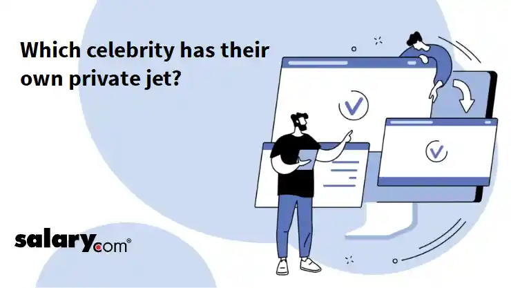 Which celebrity has their own private jet?