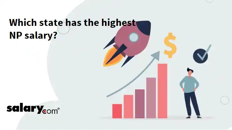 Which state has the highest NP salary?